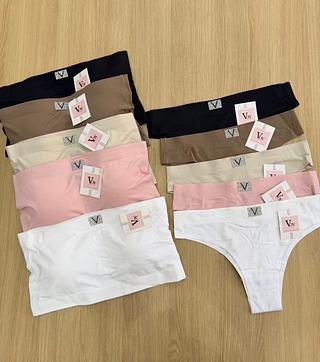 kit 12 conjunto top e calcinha biquini
