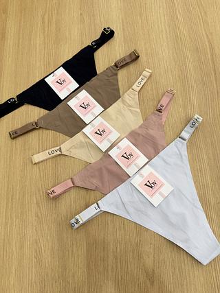 kit 12 calcinhas fio love