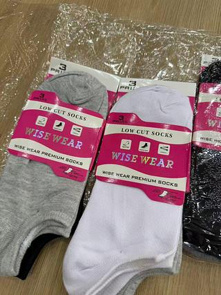 kit 12 pares meia feminina 4 cores