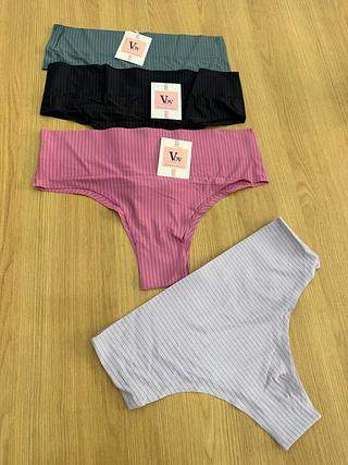 kit12 pecas calcinha biquini sem custura 90% algodao