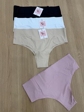 kit12 pecas calcinha biquini sem custura 90% algodao