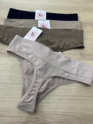 kit12 pecas calcinha fio sem custura 90% algodao