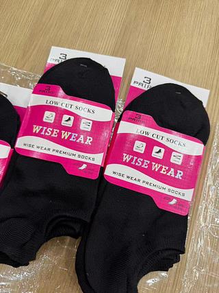 kit 12 pares meia preto feminina