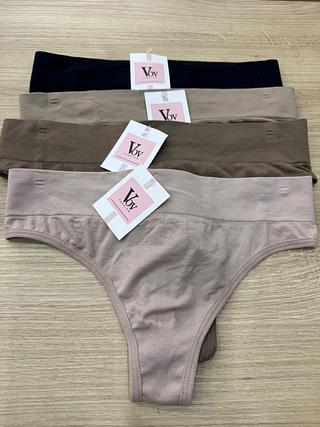calcinha fio sem custura 90% algodao NK59